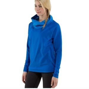 Lululemon Athletica Blue Cowl Neck Sweater